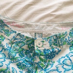 Lily Pulitzer buttercup sea blue shorts